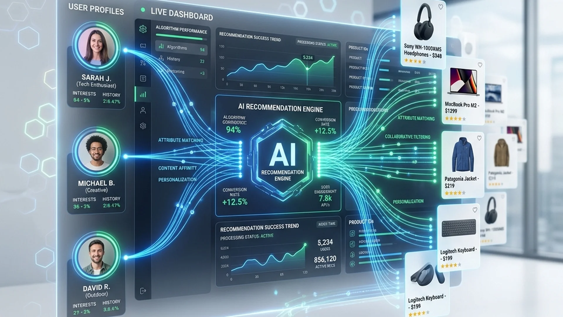 OrcaMinds AI Recommendation System Services - Machine Learning Personalization