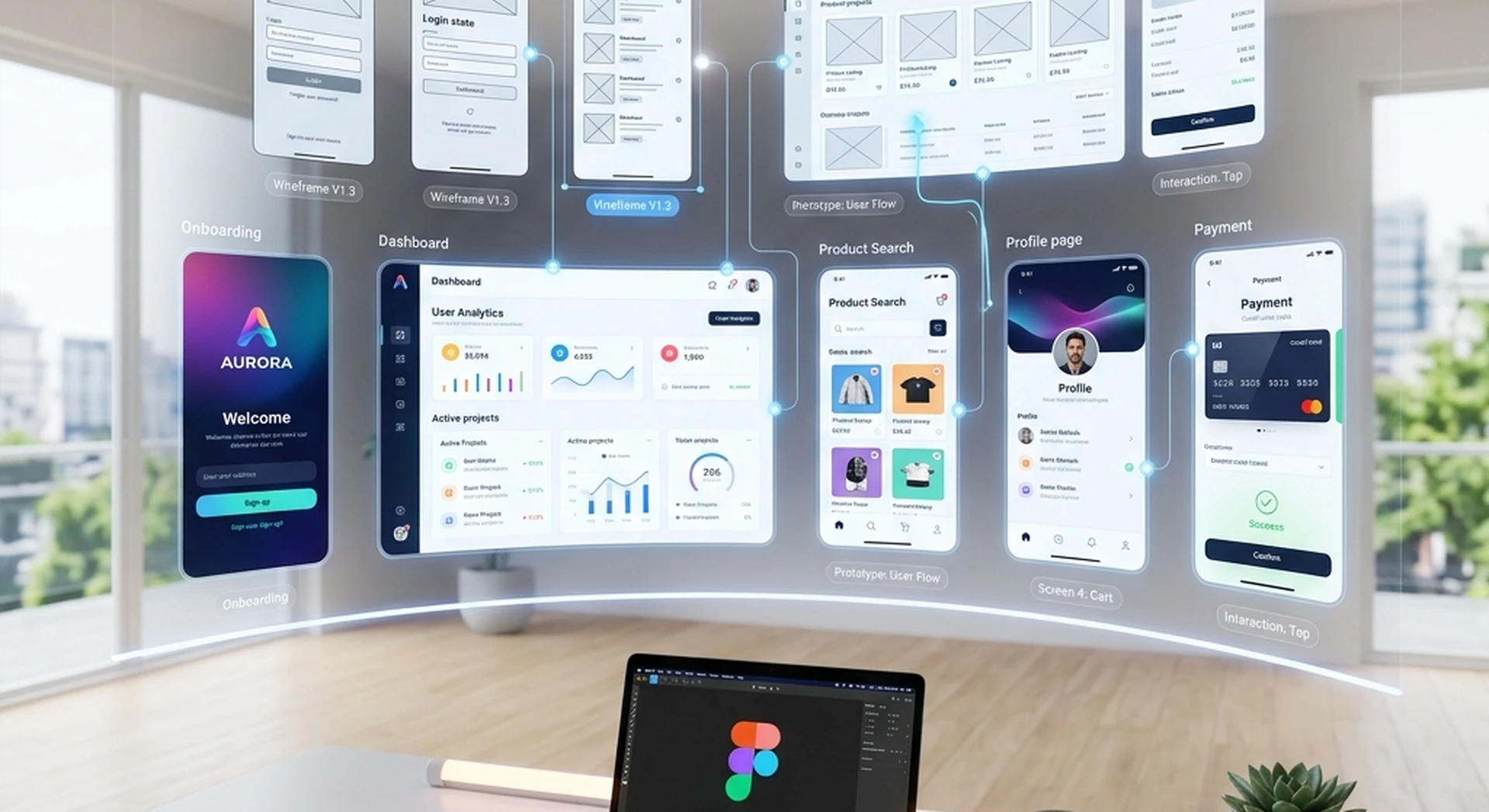 OrcaMinds UI/UX Prototype Design Services